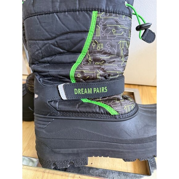 Dream Pairs Kids Winter Snow Boots Size 5 - Picture 2 of 8